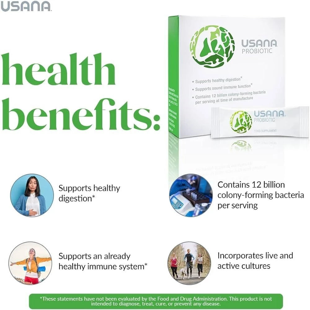 【buy 3 free 1】exp2026.06【100% Original】USANA Probiotic USANA Super probiotics 100% Original (14 Stick Packs) Exp 2026 Gastrointestinal balance