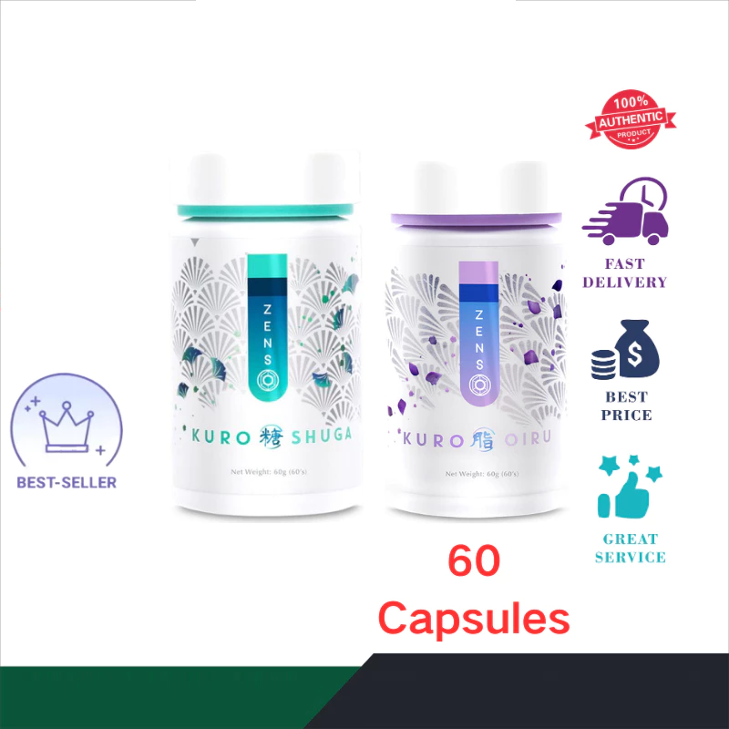 【buy 3 free 1】exp2026.06 ZENSO Kuro Oiru Shuga Penggantian Hidangan Penurunan Berat Badan Menghalang Penyerapan Lemak