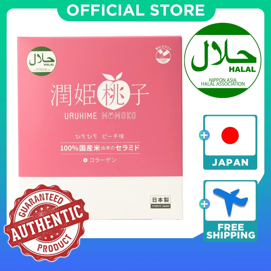 【buy 3 free 1】exp2026.06潤姬桃子 URUHIME MOMOKO Supplement collagen protein 30 pieces per box