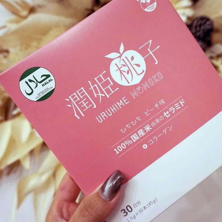 【buy 3 free 1】exp2026.06潤姬桃子 URUHIME MOMOKO Supplement collagen protein 30 pieces per box