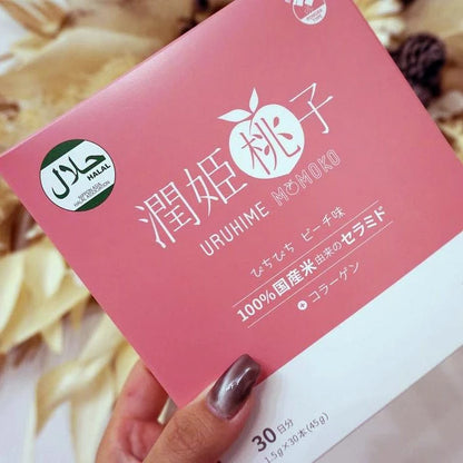 【buy 3 free 1】exp2026.06潤姬桃子 URUHIME MOMOKO Supplement collagen protein 30 pieces per box