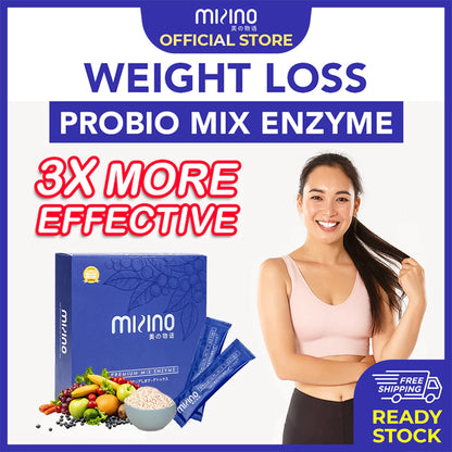 【buy 3 free 1】exp2026.06PROMO Mizino Mix Enzyme Slimming Diet Detox Drink Probiotic Supplement Fiber Slim Minuman Kuruskan Badan