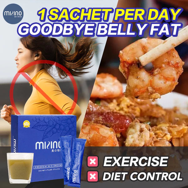 【buy 3 free 1】exp2026.06PROMO Mizino Mix Enzyme Slimming Diet Detox Drink Probiotic Supplement Fiber Slim Minuman Kuruskan Badan