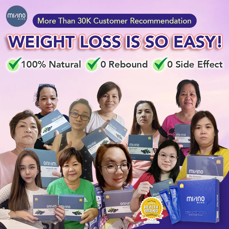 【buy 3 free 1】exp2026.06PROMO Mizino Mix Enzyme Slimming Diet Detox Drink Probiotic Supplement Fiber Slim Minuman Kuruskan Badan