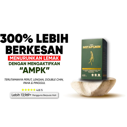 【buy 3 free 1】exp2026.06Metaponin - Membantu Proses Pembakaran Lemak AMPK