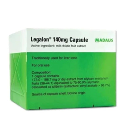 【buy 3 free 1】exp2026.06 Legalon Capsule 140mg (Liver Tonic) 100's body Detox shake exp2026 06