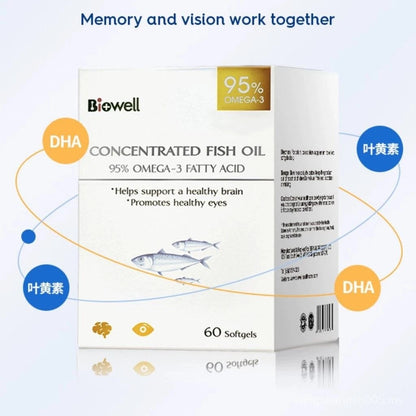 【buy 3 free 1】exp2026.06 biowell little golden star fish oil60granule DHA biowell little Venus fish oil 60 capsu