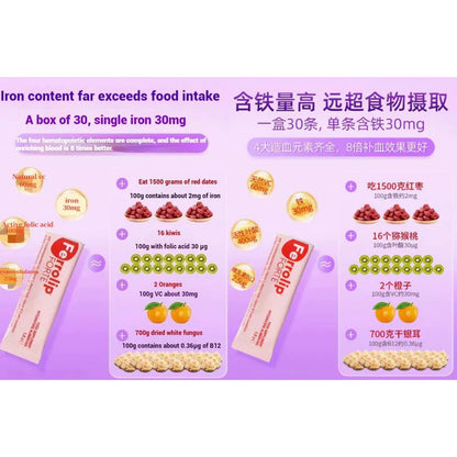 【buy 3 free 1】exp2026.06 Ferrolip FORTE Iron Supplement Compound Vitamin Supplement Iron-supplement