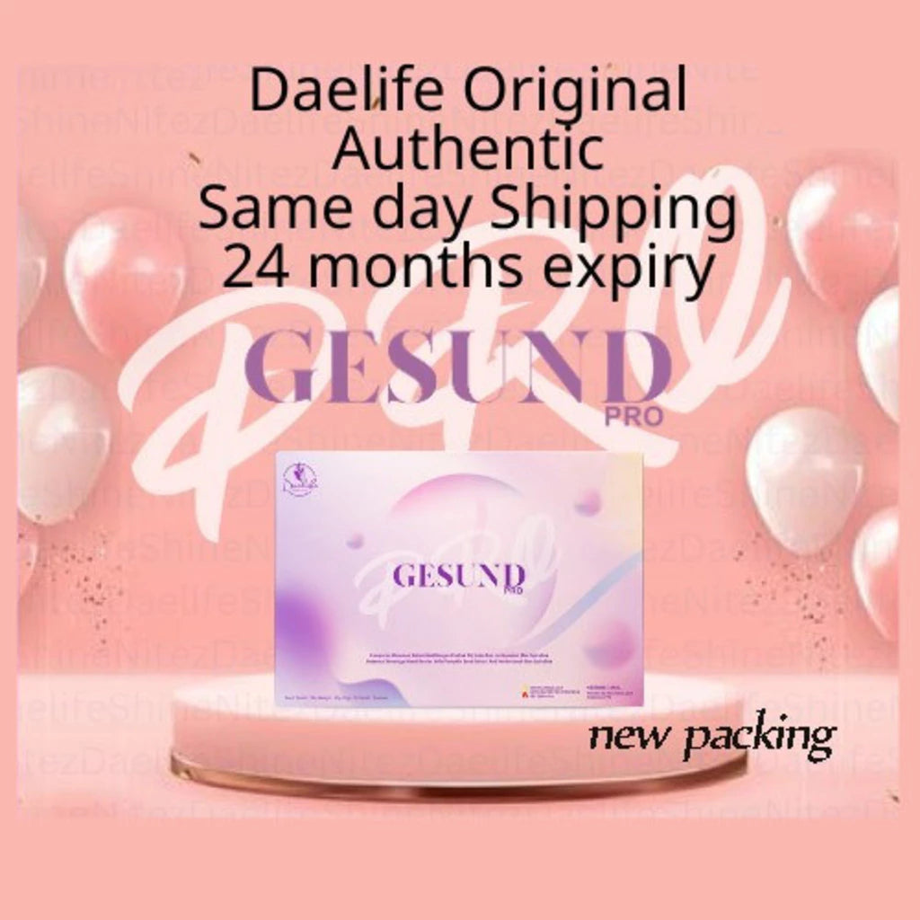 【buy 3 free 1】exp2026.06 NEW Gesund Pro Daelife[Ready stock]Daelife x Gesund+Enhanced Authentic Stock 1Box/30S