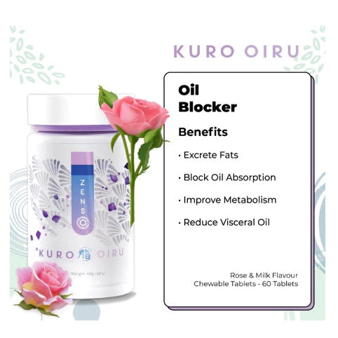 【buy 3 free 1】exp2026.06 ZENSO Kuro Oiru Shuga Penggantian Hidangan Penurunan Berat Badan Menghalang Penyerapan Lemak
