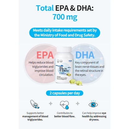 【buy 3 free 1】exp2026.06[Atomy] Atomy Alaska Omega3 550mg X 180 capsules Atomy best supplement omega 3 atomy fish oil