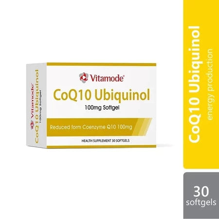 【buy 3 free 1】exp2026.06 Vitamode  CoQ10 Ubiquinol  100mg  30 Softgels  Agent Discount  New In Store